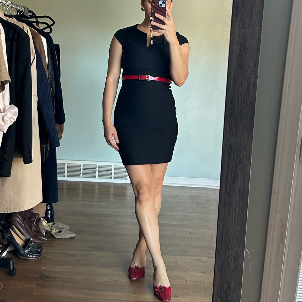 Vintage black mini dress medium